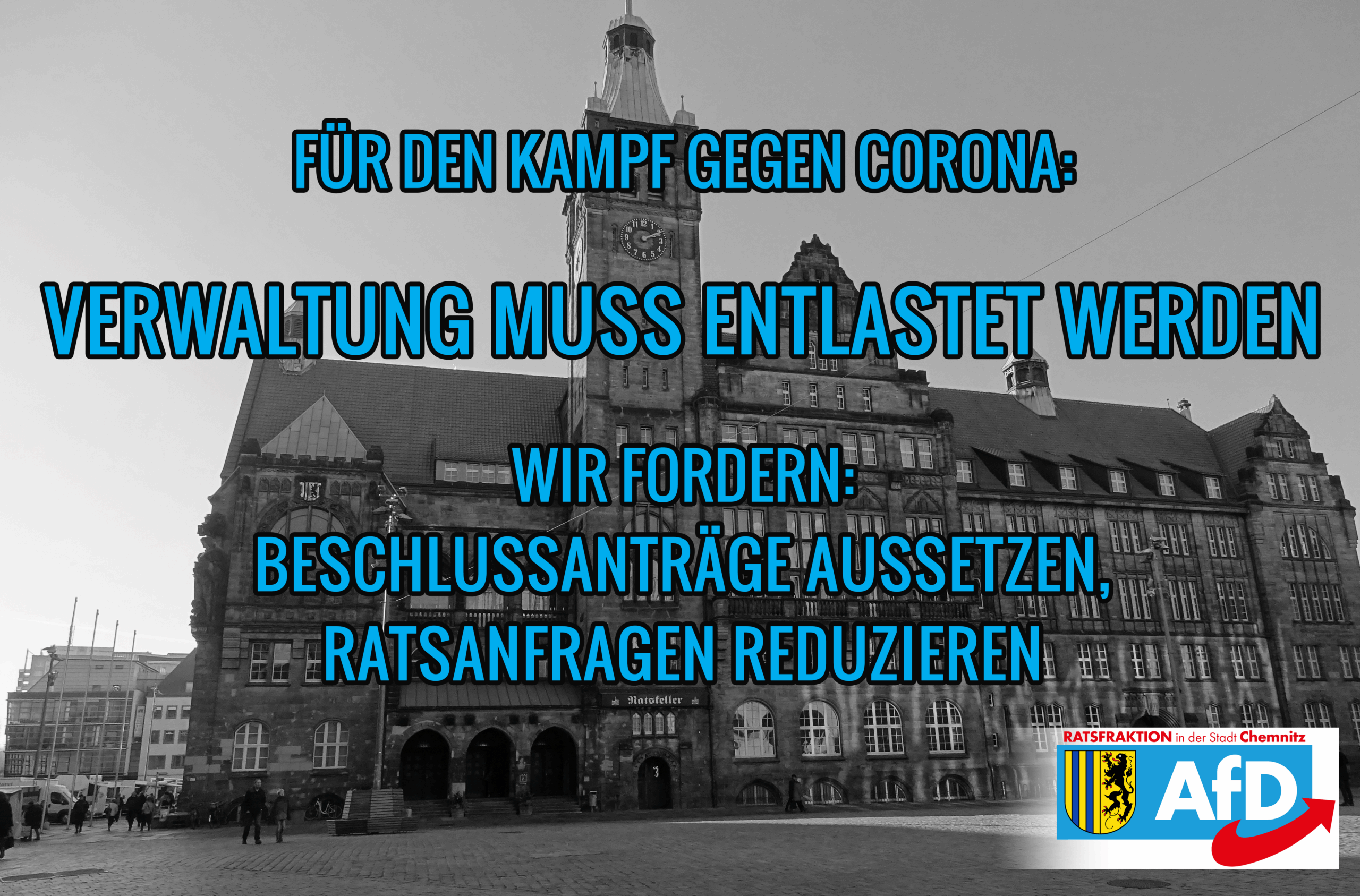 Corona-Krise! AfD-Forderung: Verwaltung entlasten