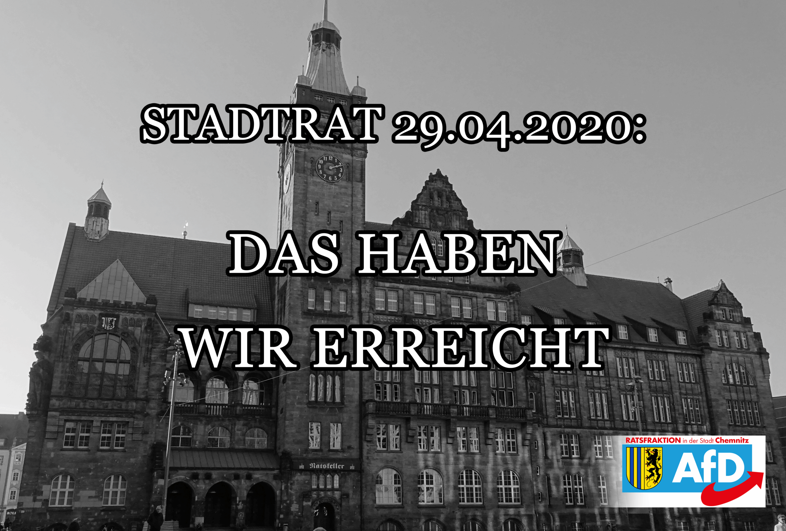Rückblick Stadtrats-Sitzung 29.04.2020: Das haben wir erreicht