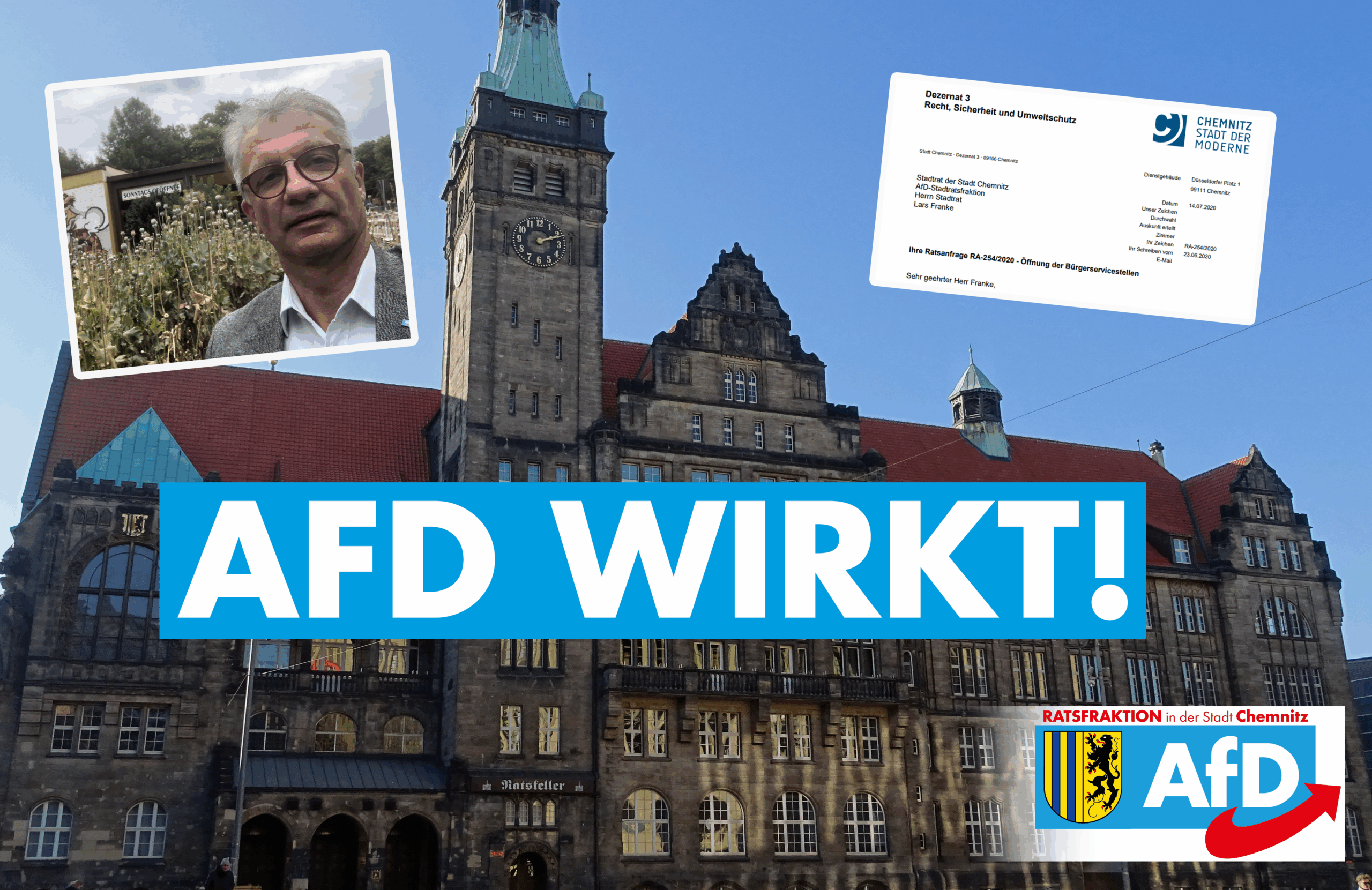 AfD wirkt! Stadt verbessert Homepage +++ Stadtrat lässt illegalen Schlafmohn vernichten +++