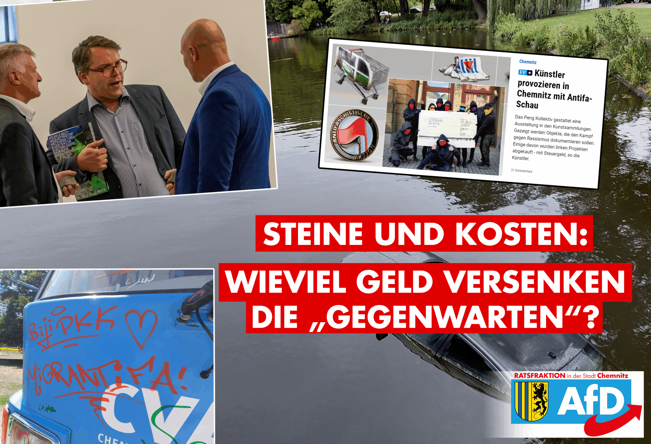 Steine & Kosten: Die „Gegenwarten“ und die Realität