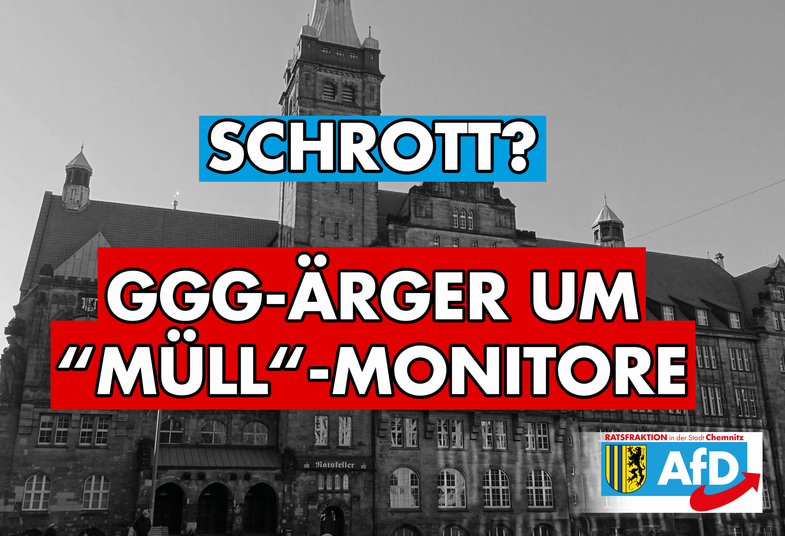 Schrott? Ärger um „Müll“-Monitore bei der GGG