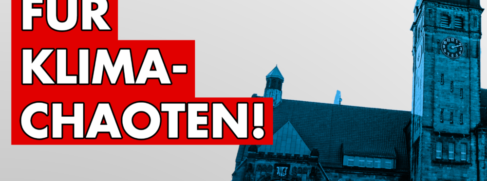 Vereine kassieren Steuergeld: Kein Platz für Klima-Chaoten!