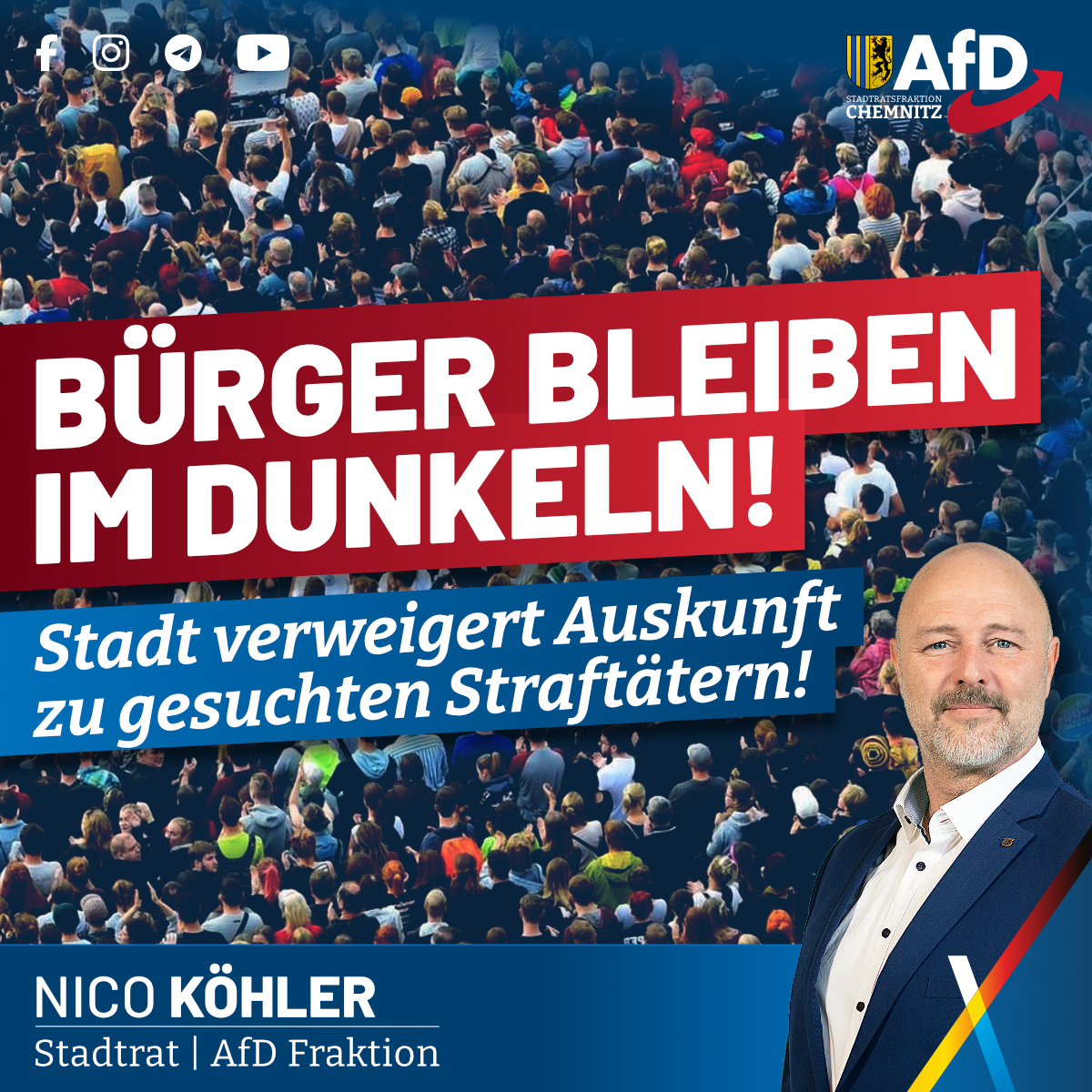 Bürger bleiben im Dunkeln