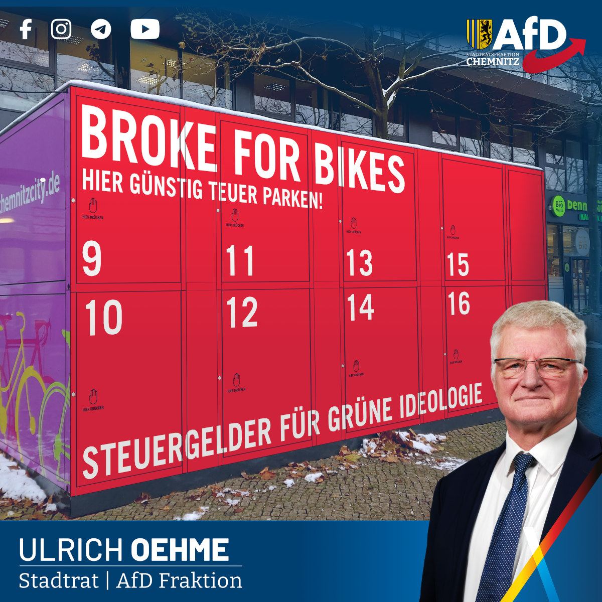 Broke for bikes