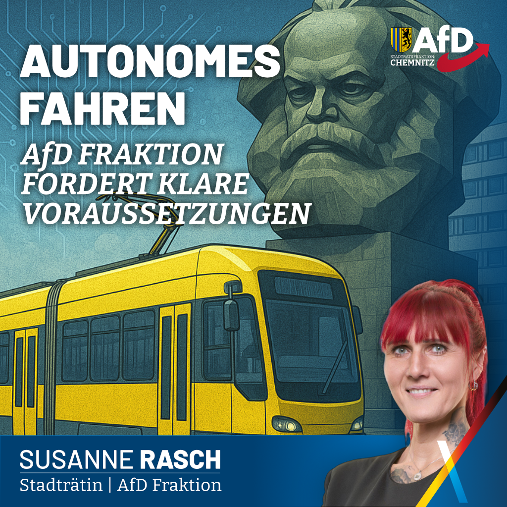 Autonomes Fahren: AfD Fraktion Chemnitz fordert klare Voraussetzungen