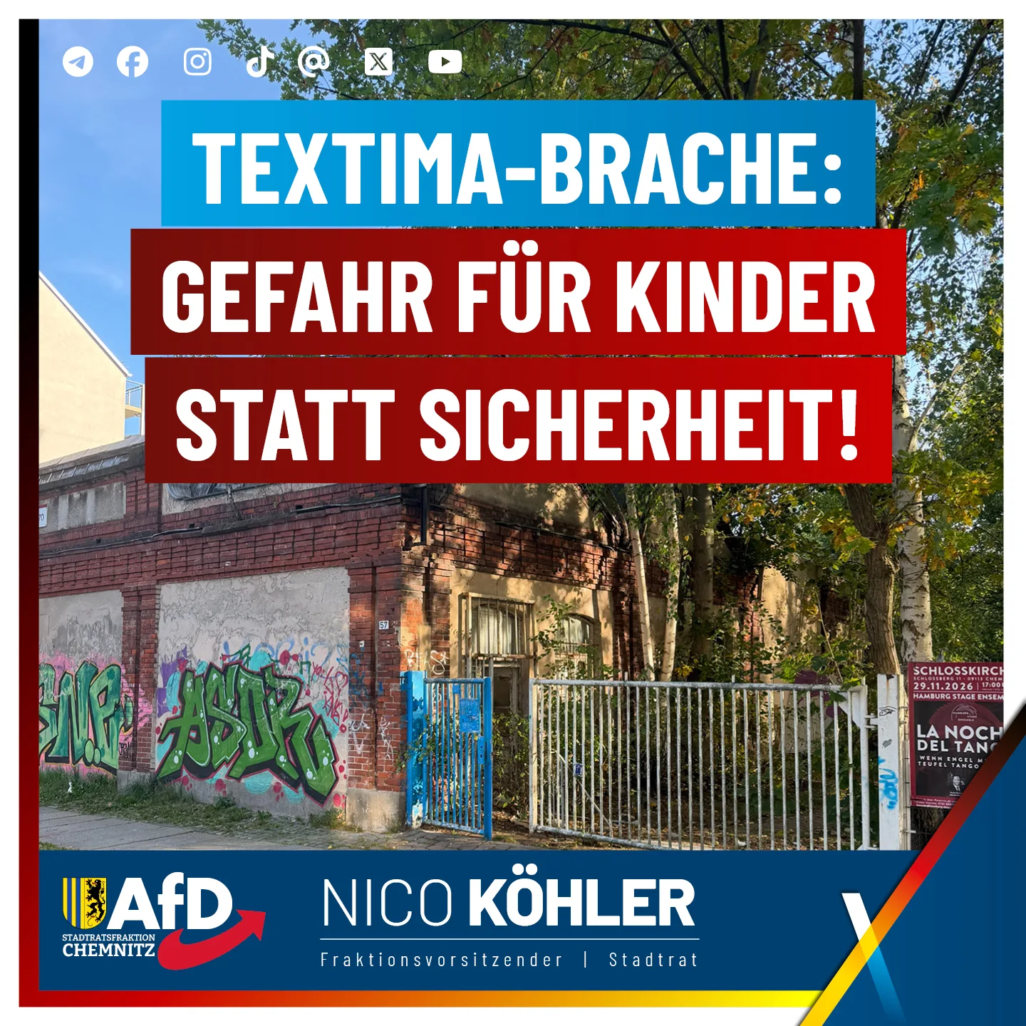 Ehemaliges Textima-Gelände: Wann handelt die Stadt?